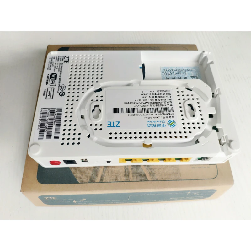 Оптоволоконный терминал ZTE GPON ONT F663N FTTH ONU с 1GE + 3FE Ethernet портом английская