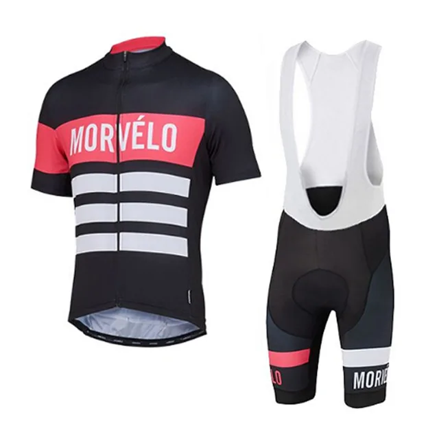 Команда Morvelo велосипедная одежда 3D гелевые прокладки нагрудник шорты трикотажный комплект для велоспорта быстросохнущие Мужские дышащие pro Maillot Culotte K122008 - Цвет: 16