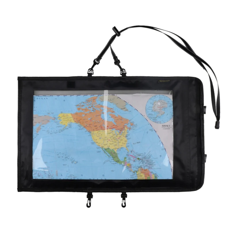 Funda de mapa ligera y seca, fundas de caza al aire libre, impermeable, transparente, bolso de TPU, funda cartuchera multifunción, transparente, para acampar y senderismo