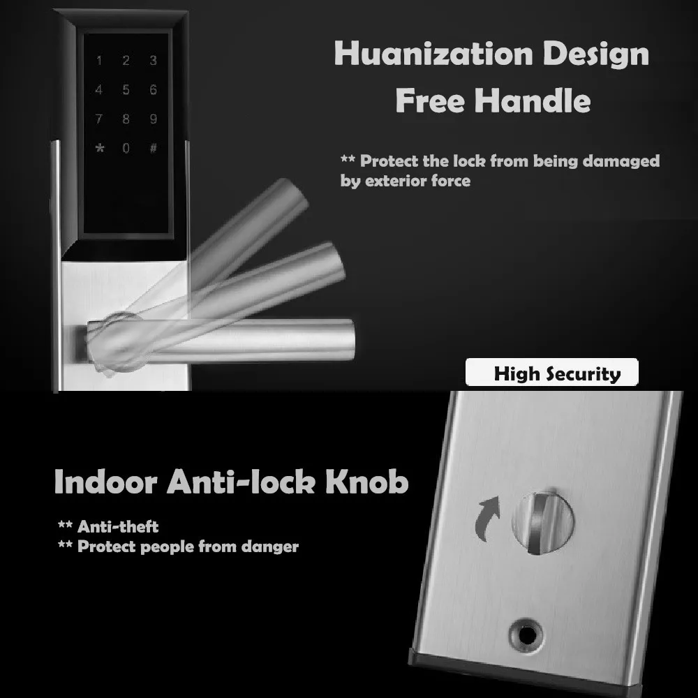 Bluetooth приложение умный дистанционный замок без ключа, электронная карта и цифровой пароль и ключ доступа для дома и отеля и квартиры BNB и т. Д