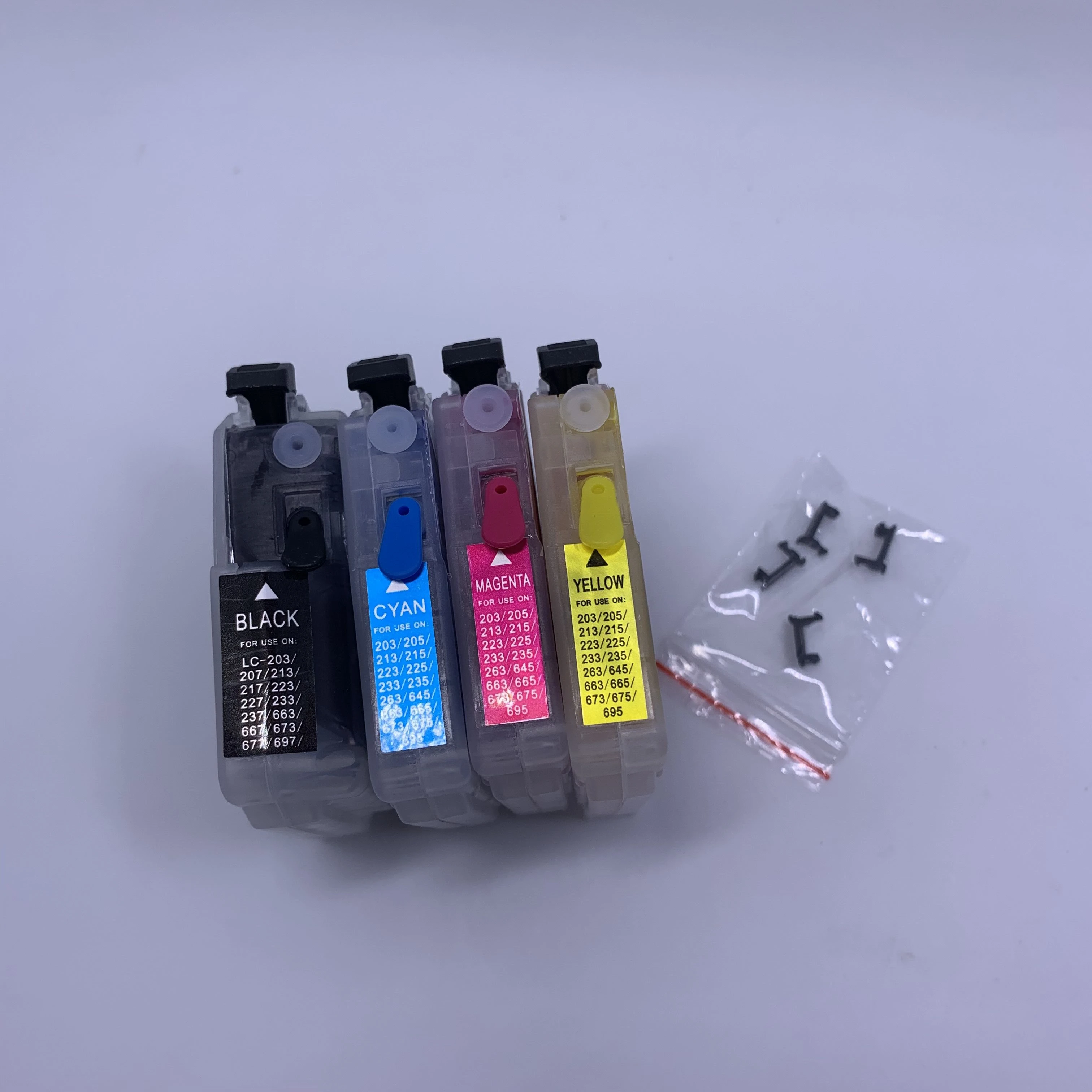 

YOTAT Full Refillable ink cartridge LC221 LC223 for Brother DCP-J562DW MFC-J480DW MFC-J680DW MFC-J880DW printer