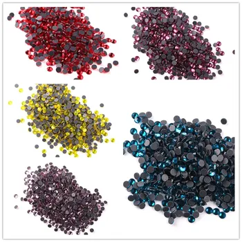 

1 bags Rhinestone SS16 (3.8-4.0mm) Various Color Crystal DMC HotFix FlatBack Strass Stone Hot Fix Crystal Iron on Wedding Dress