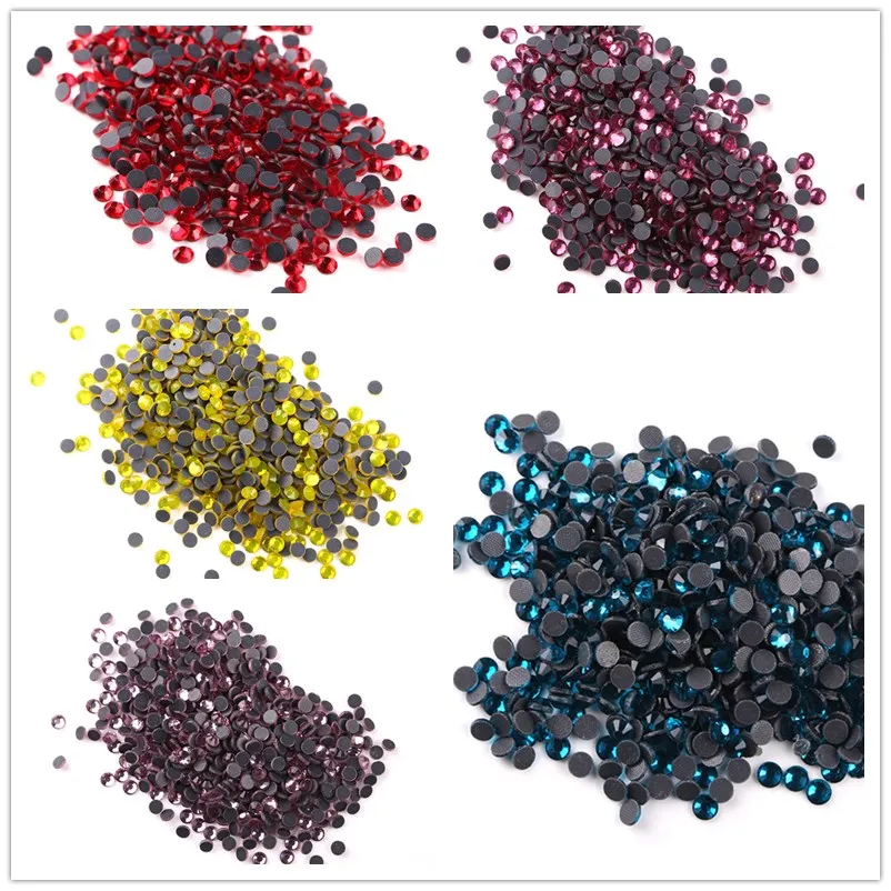 

10 bags Rhinestone SS16 (3.8-4.0mm) Full Color Crystal DMC HotFix FlatBack Strass Stone Hot Fix Crystal Iron on Garment