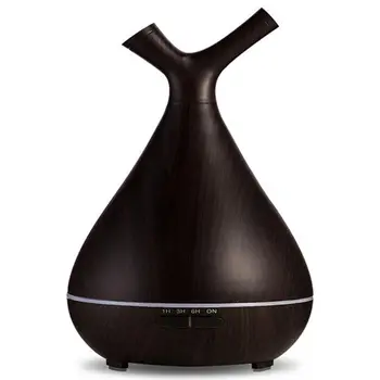 

Us Plug 400Ml Branch Essential Oil Diffuser Mini Aroma Lamp Mist Maker Electric Ultrasonice Aroma Air Humidifier Diffuser(Dark W
