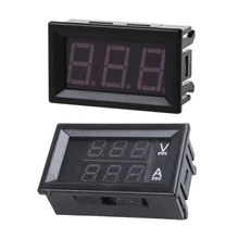 Fashion1 pièces DC 0 99.9V 3 fils LED panneau d'affichage numérique, voltmètre de tension, moteur de voiture vert et 1 pièce monté sur panneau DC D