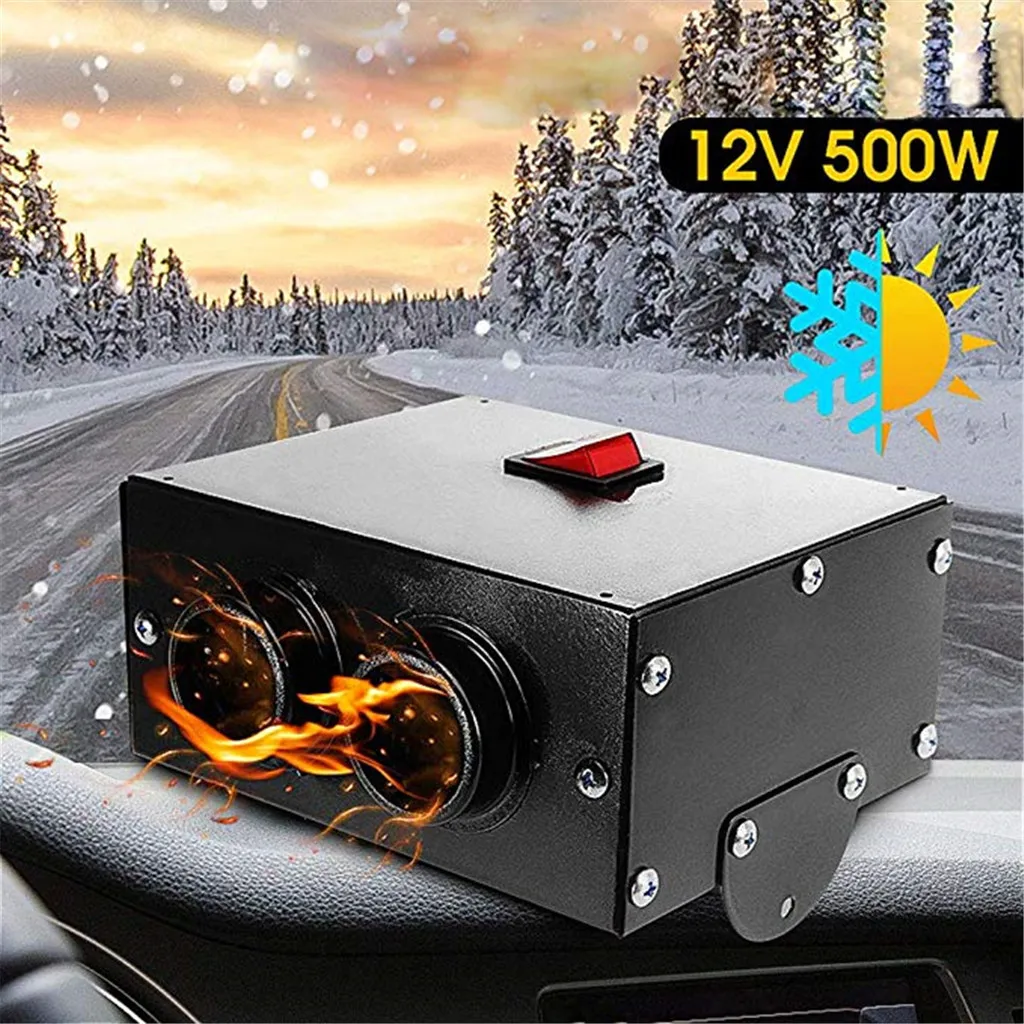 12V 500 Вт автомобильного обогревателя, автомобильный обогреватель, вентилятор для грузовиков Отопление Теплее обогреватель для автомобиля быстрый нагрев быстрое повышение температуры