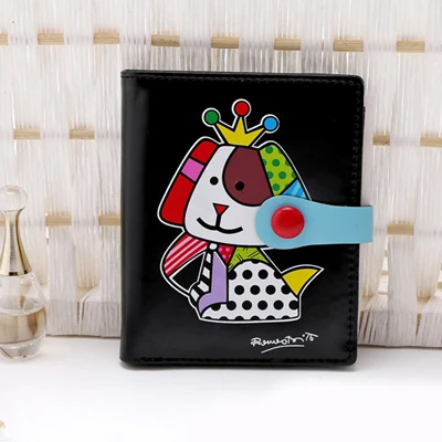

Girl Printed Cartoon Cute Dog Pu Leather Lady Women Wallets Student Coin Purses Card Holders Hasp Bifold Short Wallet