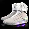 7ipupas New Boots for Men,Women,USB Rechargeable Glowing Shoes Man Winter Boots Party Shoes Cool Soldier Boots Back to Future ► Photo 2/6