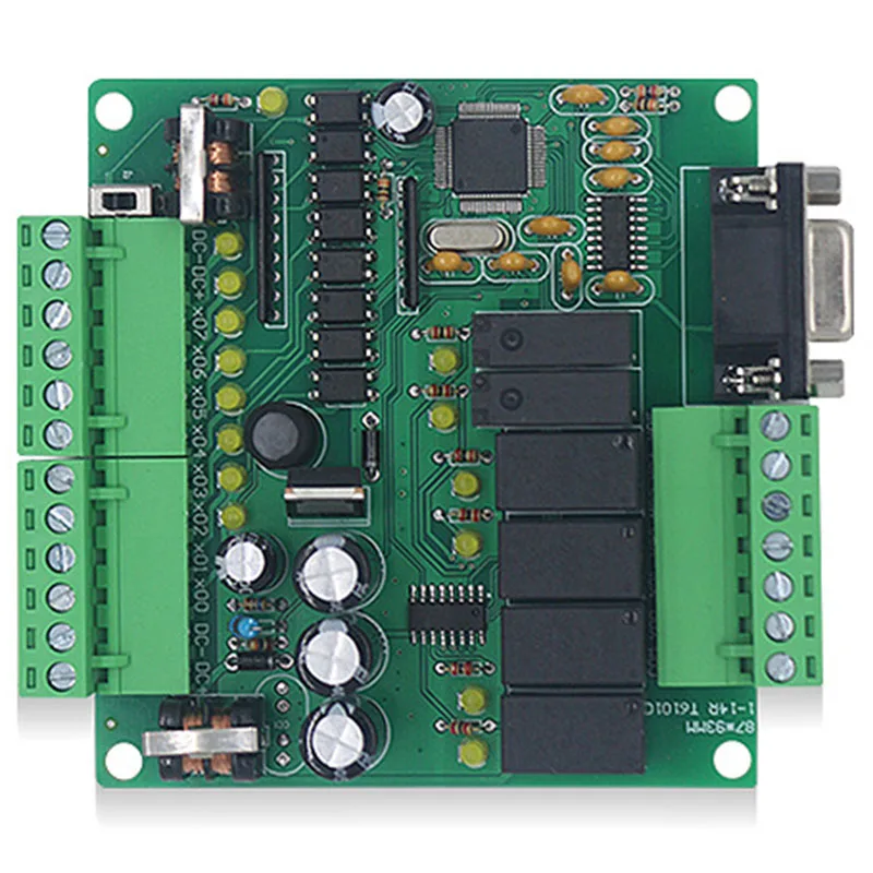 DC24V FX1N-14MR промышленная плата управления PLC программируемый логический контроллер Лер релейный выход Реле PLC автоматическое сохранение при отключении питания