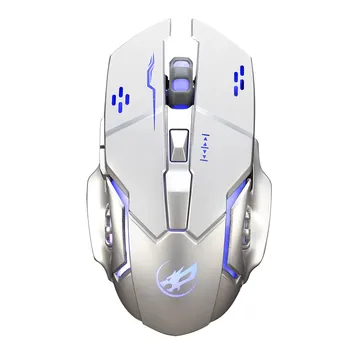 

Mouse pc Laptop Warwolf Q8 Charging Wireless Gaming Mouse with 6 Buttons USB Receiver Backlight for Office Mouse-L05