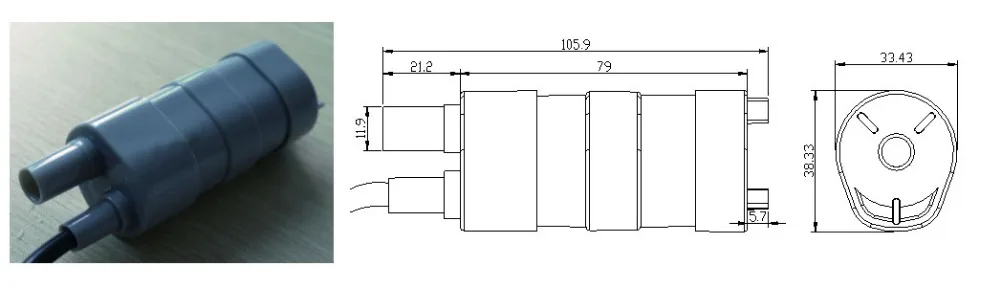 SR500 DC щетки 12V Водяной насос небольшой Хо Применение держать цикл Применение звука 24V циркуляционный насос фонтана 420-600L/ч большой объёмный расход водный бак