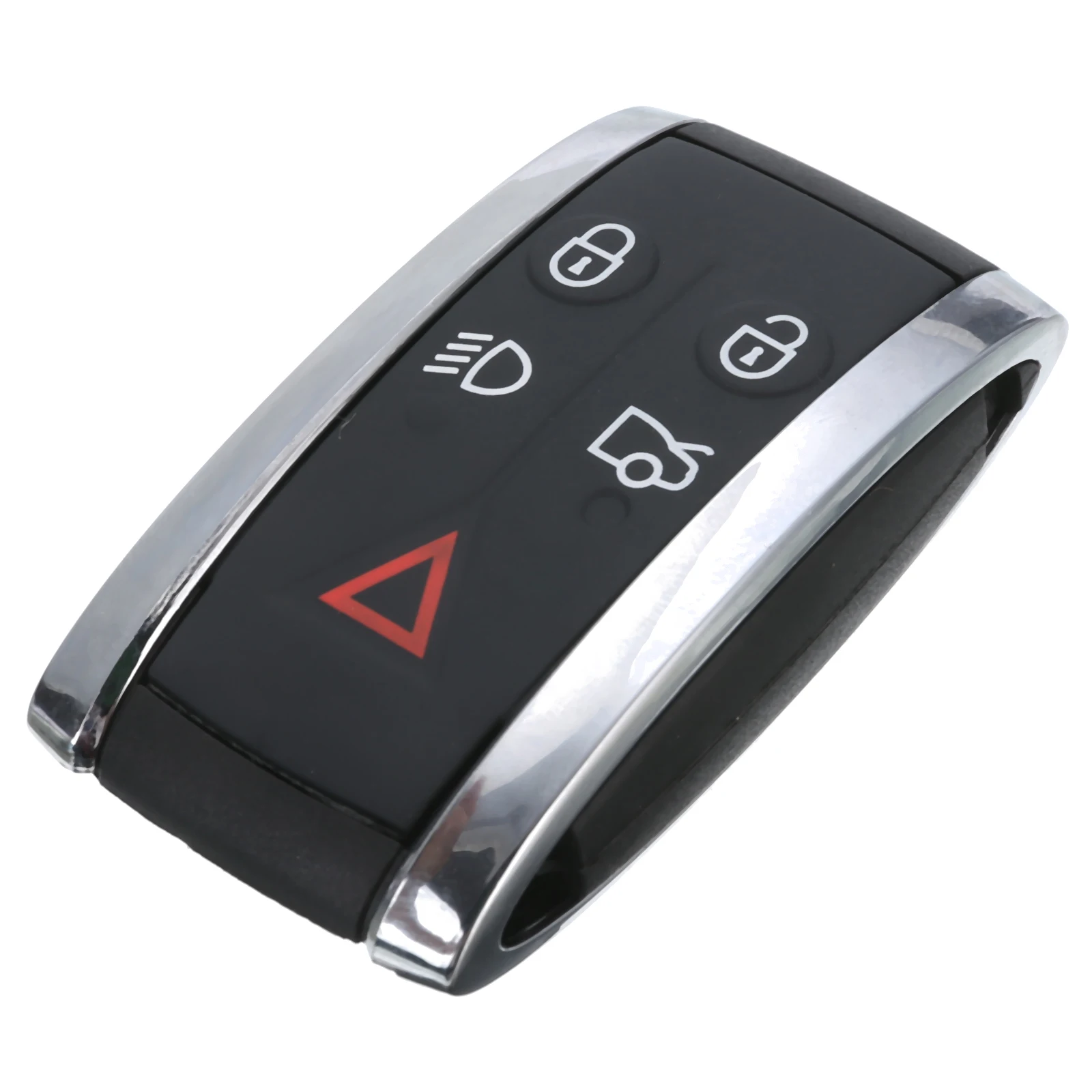 Mayitr 1pc 5 Buttons Remote Car Key Fob Case Replacement Key Shell Protector+Uncut Blade For Jaguar X XF XK XKR X-Type S-Type