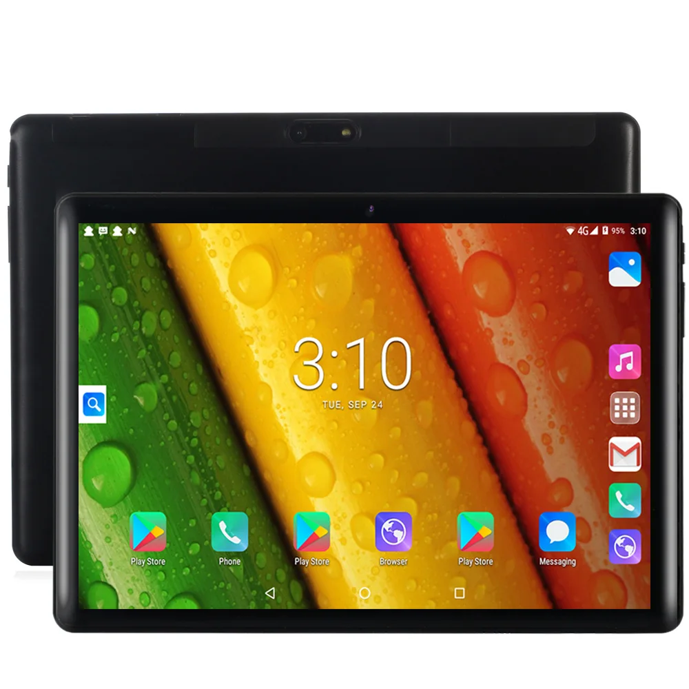 US $83.32 2020 New Tablet Pc 101 inch Android 70 Google Play 3G Phone Call Tablets WiFi Bluetooth GPS 25D Tempered Glass 10 inch Tablet