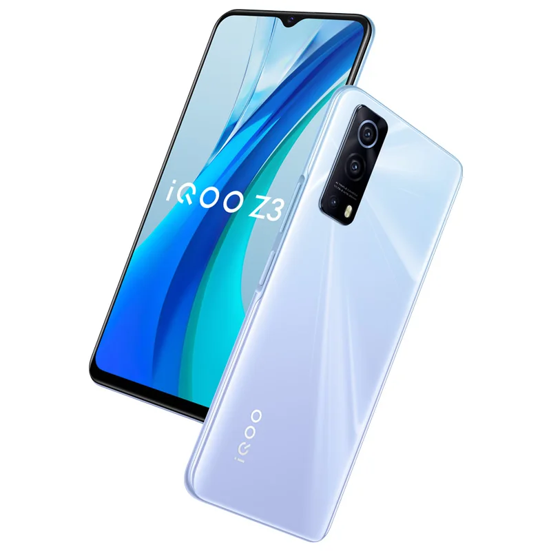 New Vivo Iqoo Z3 5G Android Phone 6.58" 120HZ Screen Snapdragon 768G  Fingerprint Face ID 64.0MP 8GB RAM 256GB ROM 55W Charger 8gb ddr4