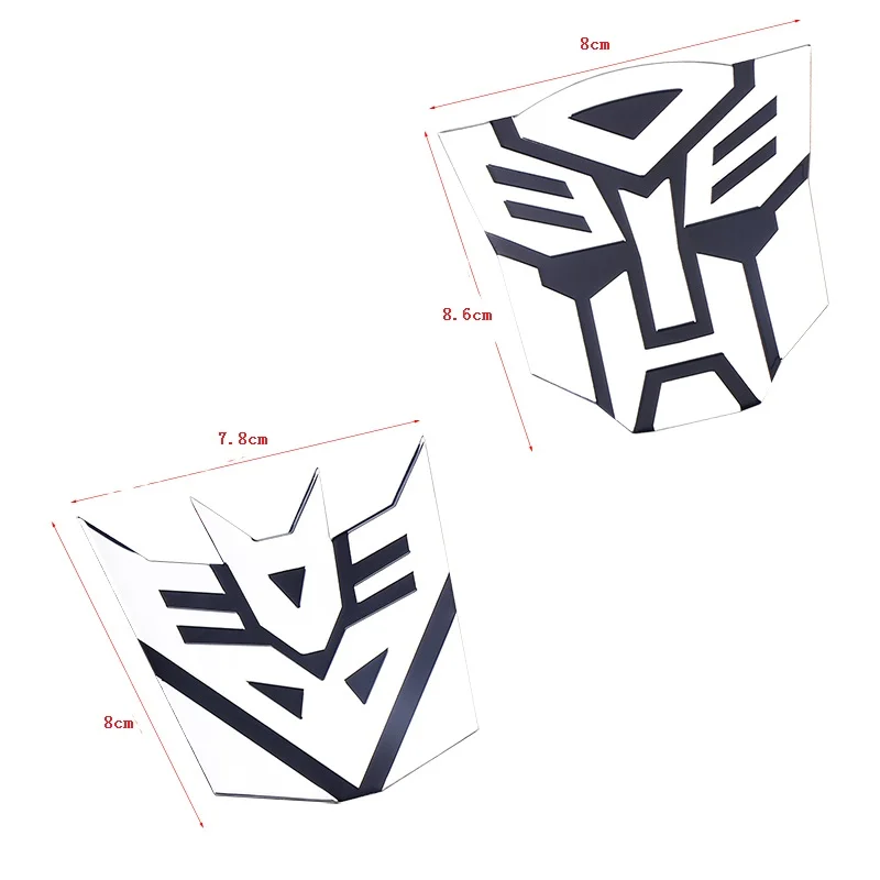 3D Автомобильные металлические наклейки Autobots логотип автомобильный Стайлинг