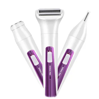 

Household Three-In-One Electric Shaver Wash Eyebrow Knife Hair Removal Device Ladies Shaving Knife Body Shaving Machine