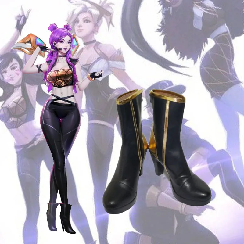 Обувь LOL K/DA для дочки Void Kaisa lolita костюмированной вечеринки Женская модная обувь