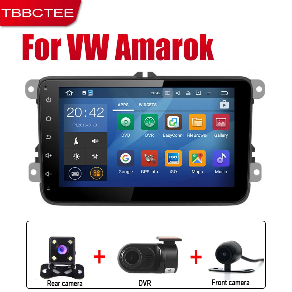 TBBCTEE Авто плеер gps навигация для Volkswagen VW Amarok 2010~ автомобильное мультимедиа андроид экран системы радио стерео - Цвет: Extre Items