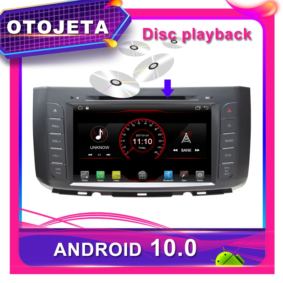 OTOJETA Автомобильный DVD Android 10,0 автомобильный gps для TOYOTA Perodua Alza автомобильный Радио мультимедийная лента рекордер bluetooth навигация