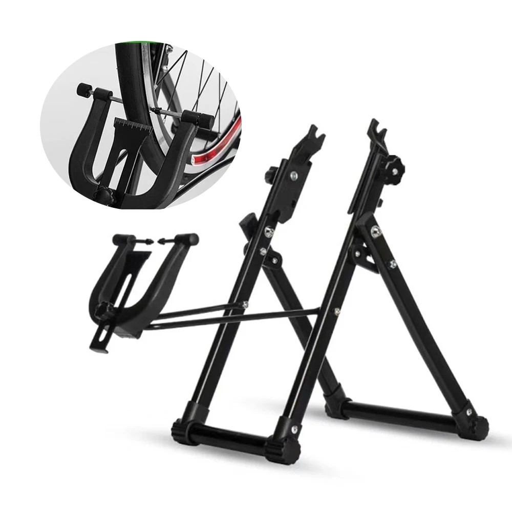 

Bicycle Rim Trim Rack Foldable Mountain Bike Wheel Calibration Table Bicycle Repair Household Machinery Repair Tools