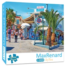 MaxRenard – puzzle de 50x70cm pour adultes, assemblage de papier, paysage Van Gogh, peinture artistique, jouets pour adultes, 1000