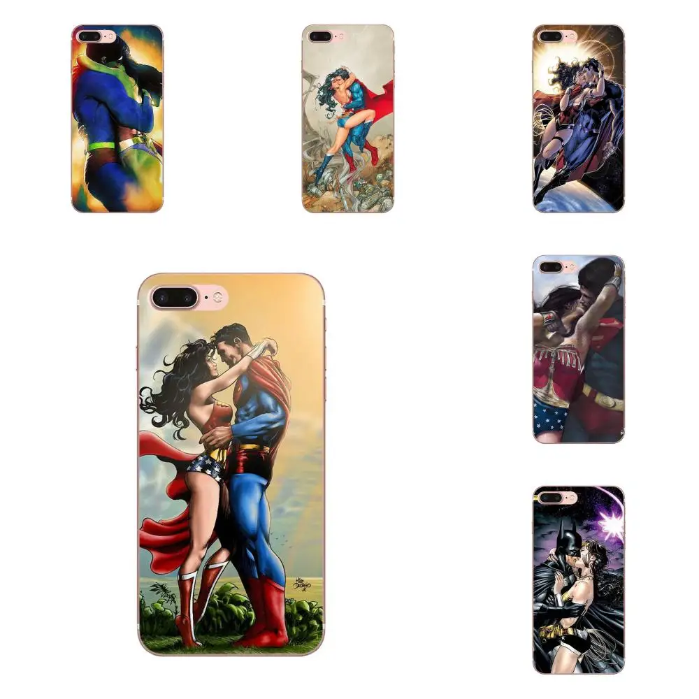Супермен поцелуи чудо-женщина для Huawei Honor 4C 5A 5C 5X6 6A 6X7 7A 7C 7X8 8C 8S 9 10 10i 20 20i Lite рro |