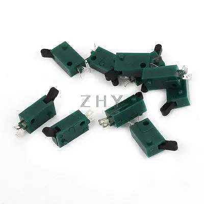 

10 Pieces 2 Pins Momentary Micro Miniature Switch Green for Camera