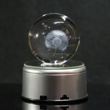 

Colorful LED Night Light Crystal Ball Music Box Music Box for Children Kids Best Gift Toys With 18 Music