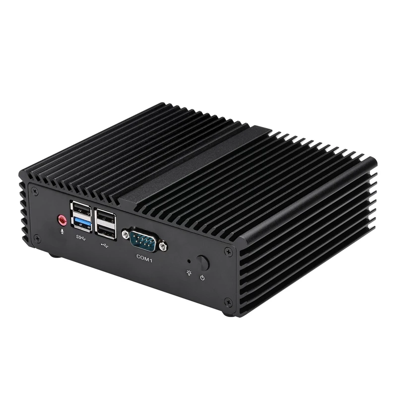 Мини-ПК Windows 10 8G 128G 4K HTPC Настольный компьютер для Intel J1900 четырехъядерный безвентиляторный HDMI VGA Dual Lan