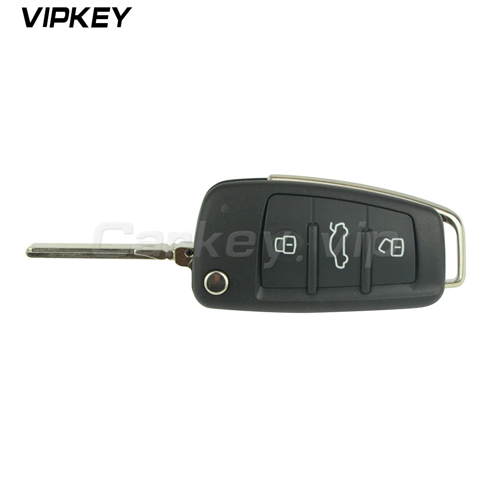 Remotekey 5 шт. 8P0 837 220 D 3 кнопки для Audi A4 флип пульт дистанционного ключа автомобиля