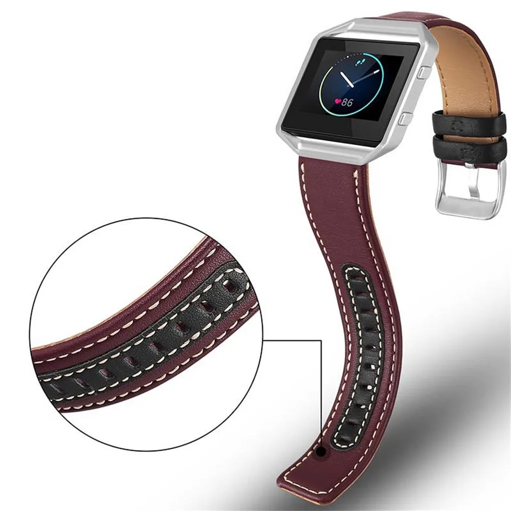 Ouhaobin кожаный ремешок для Fitbit Blaze ремешок для часов сменный кожаный ремешок для часов 109#2