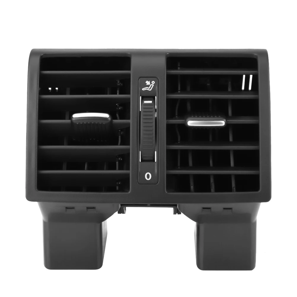 Черный центральной консоли сзади AC кондиционер Выход Vent 1TD819203A 1T0819203B для touran Caddy 04-15 2004 2008 2010 2012