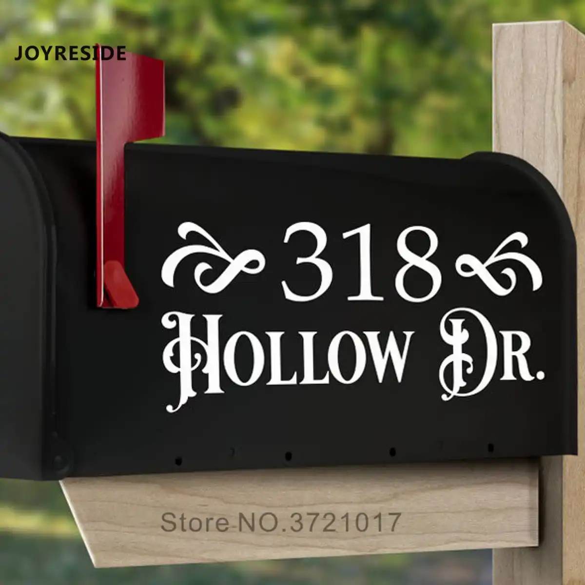 Mailbox Sticker Decoration Personalized Address Name Street House