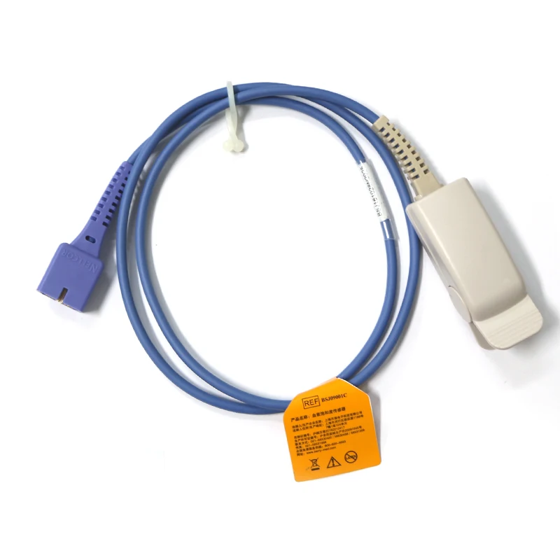 adult finger clip BERRY многоразовый датчик nellcor oximax spo2 зонд нужен Удлинительный кабель - Цвет: adult finger clip
