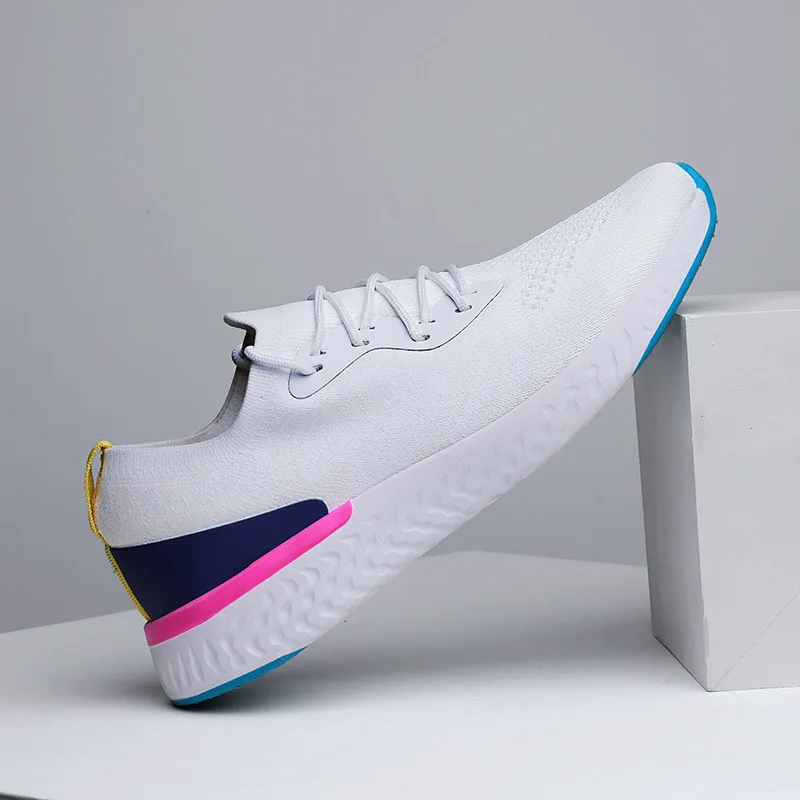 

RUIFF Running Shoes for Men 2019 Summer New Men Sneakers Lace Up Low Top Jogging Shoes Man Athletic Footwear Breathable Sports