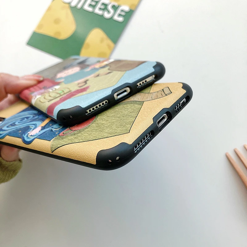 С шелковой текстурой и изображением комиксов пар для huawei P20 P30Lite Коврики 20 30 Pro Honor 8X 9 электронных сигарет, Современная замена, XPro 10Lite 20Pro Nova 3 4 5Pro 5i P20Lite