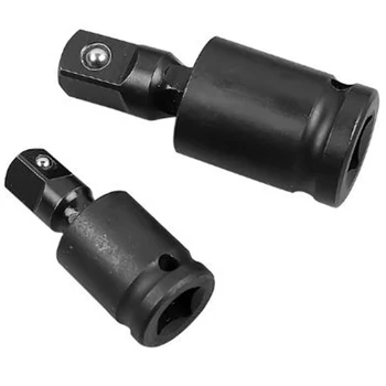 

3Pc Set 1/2 3/8 1/4inch Universal Joint Air Impact Socket Black Chrome-molybdenum Steel Anti-Rust Sockets