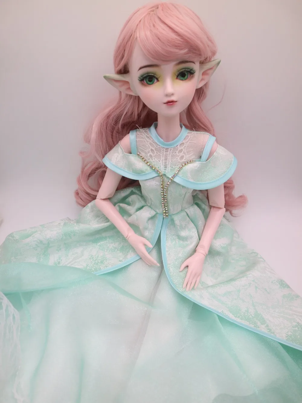 Индивидуальные BJD куклы эльф кукла DIY пластиковая кукла 24 шарнира шарнирная кукла 58 см