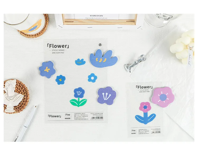 12 шт./лот ya floret серия канцелярский небольшой липкая бумага для заметок diy n times наклейки блокнот