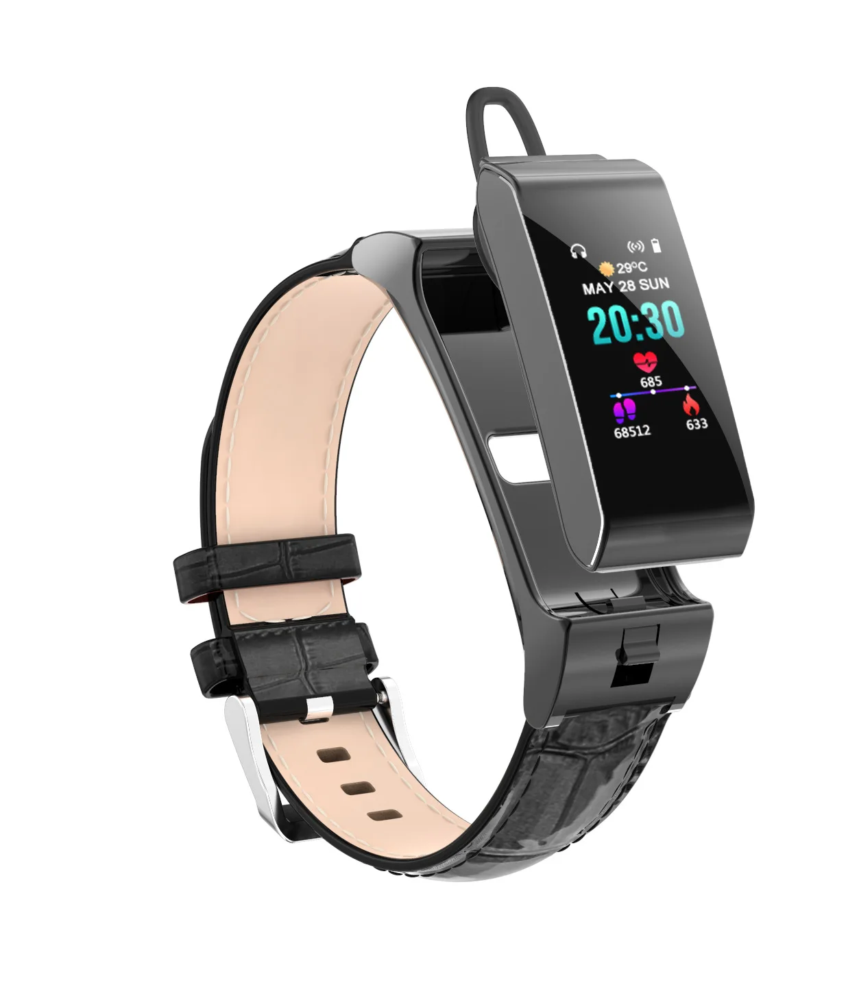 

Electricity Supplier Hot Selling Heart Rate Blood Pressure Dynamic Color Screen WeChat QQ Multi Movement Mode B3S Smart Call Bra
