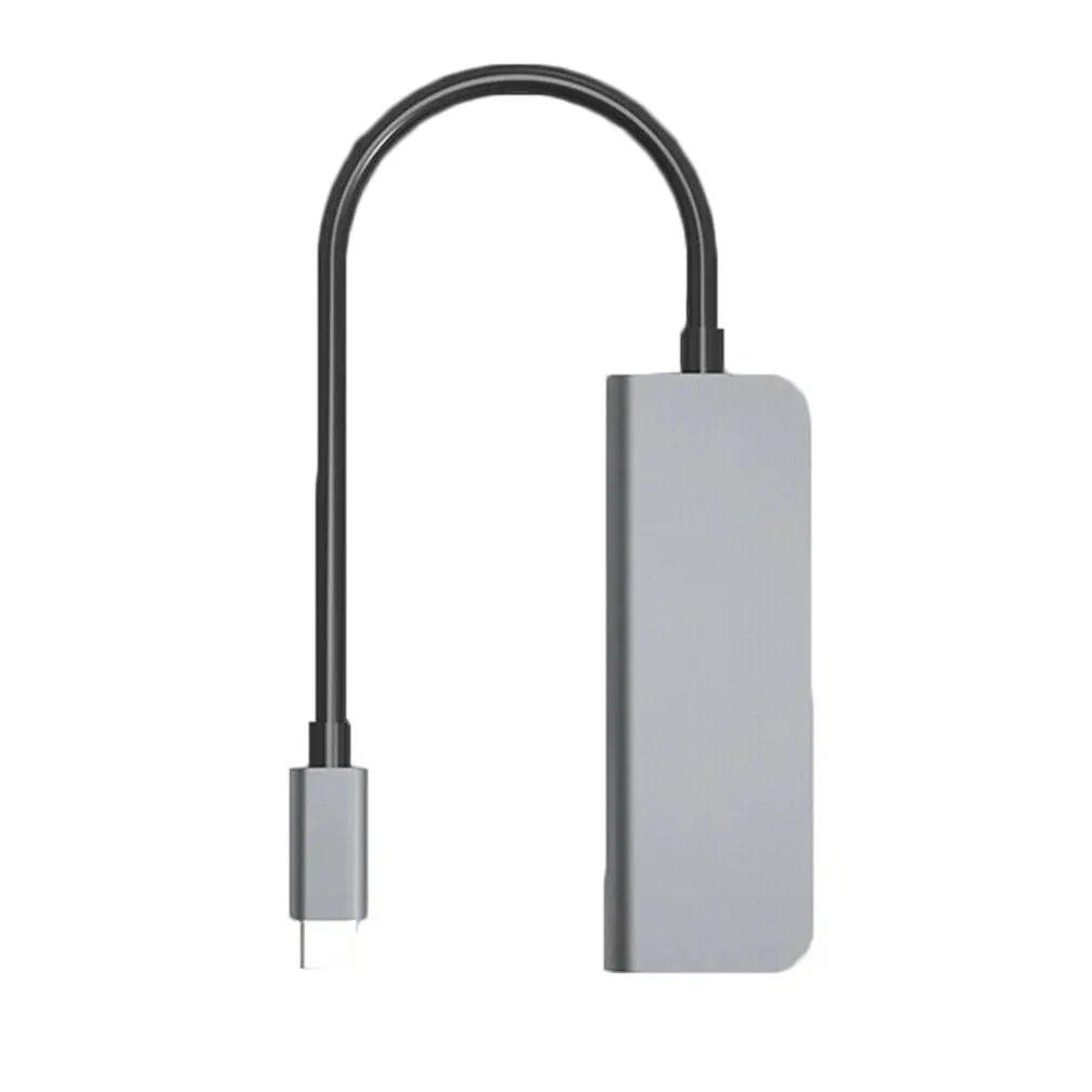 4 в 1 Тип C концентратор к HDMI 4K 2USB 3,0 и зарядка PD порт USB C многопортовый адаптер