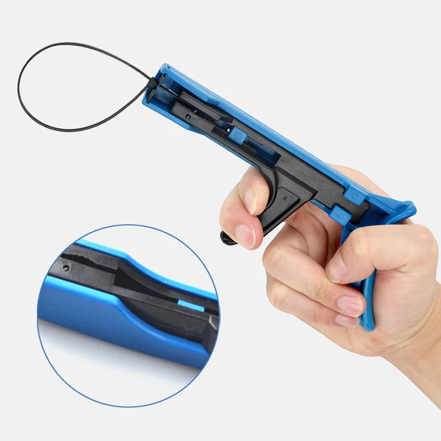 1Db Új Tg-100 Rögzítő És Vágószerszámú Pisztoly Automatikus Feszültség A Nejlon Kábel Nyakkendőhez Speciális Fogók Kézi Szerszámok