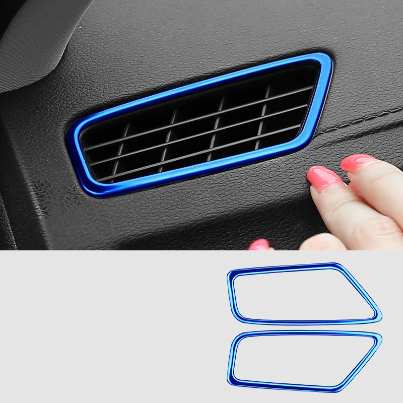 dashboard vent trims Lsrtw2017 Автомобильный Центральный контроль украшения приборной панели для Geely Boyue Atlas аксессуары для интерьера - Название цвета: dashboard vent trims