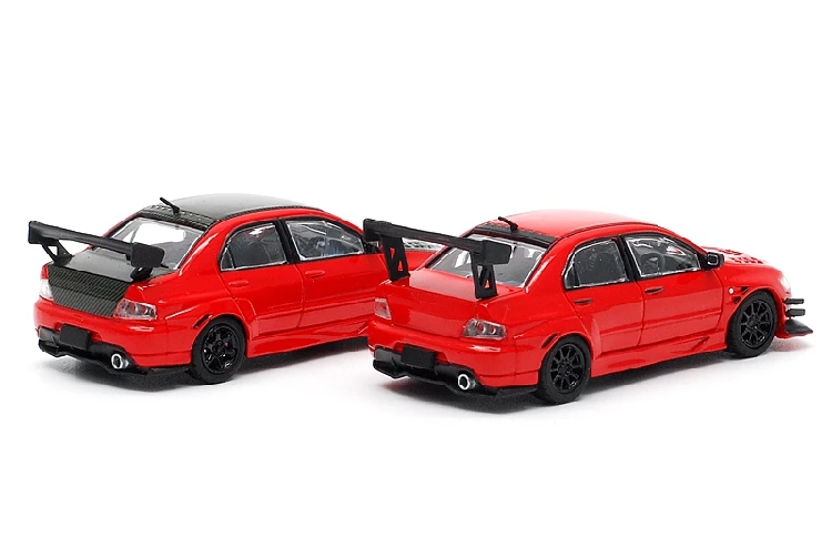 Украшение автомобиля для Mitsubishi Evo9 сплав готового продукта моделирование статического автомобиля Модель 1: 64