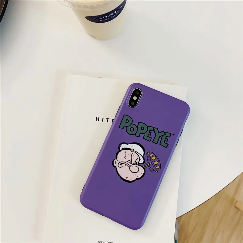 Забавный чехол для iPhone 8 11 Pro XS MAX XR X 7 6 6s Plus, мягкий чехол IMD, тонкий Чехол - Цвет: Style 1