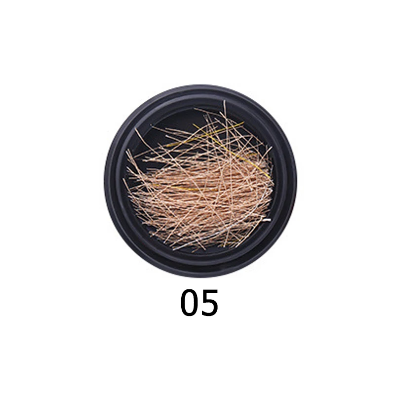 1Box Manicure Mermaid Silk Thread DIY Nail Art Decoration Metal Line High Quality Accessories Tools For Nails Design - Цвет: 05