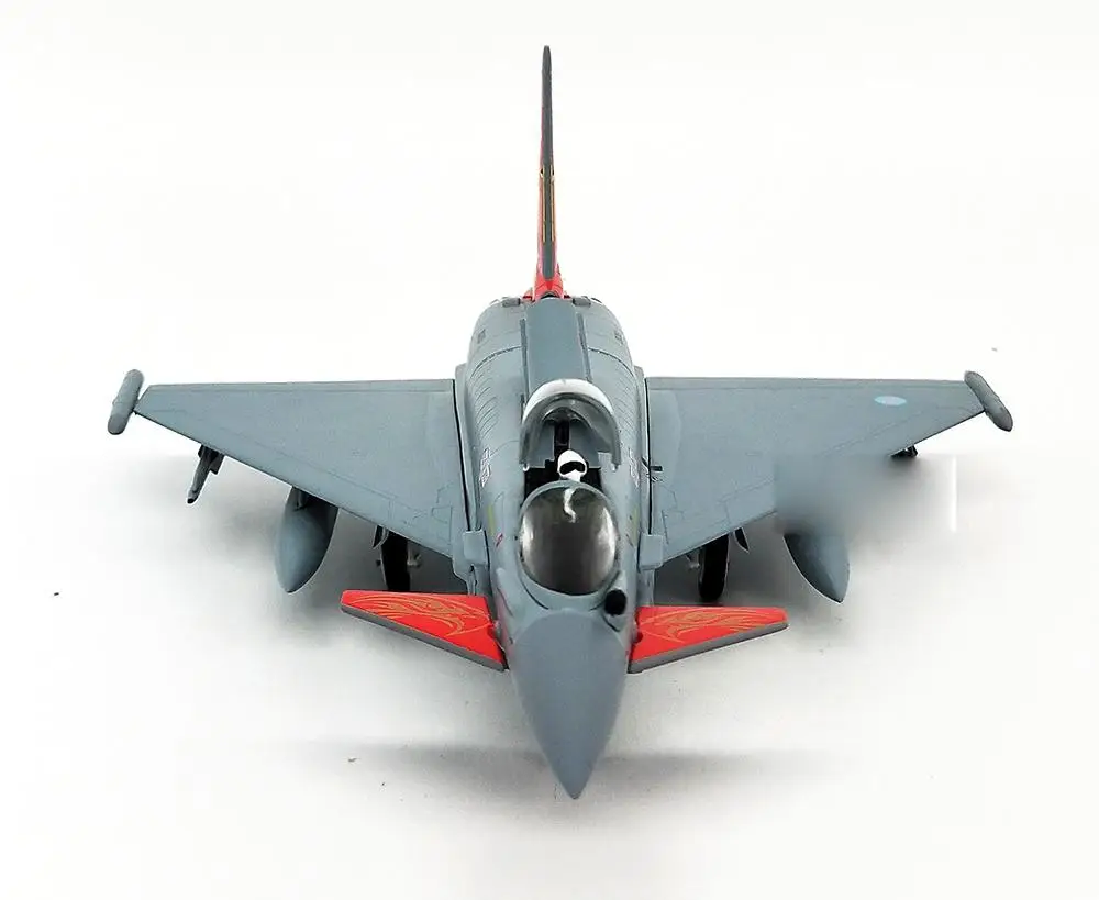 JC Крылья Британский EUROFIGHTER EF2000 №29, оборот в минуту(R) эскадрильи w/металлическая подставка 1/72 литья под давлением