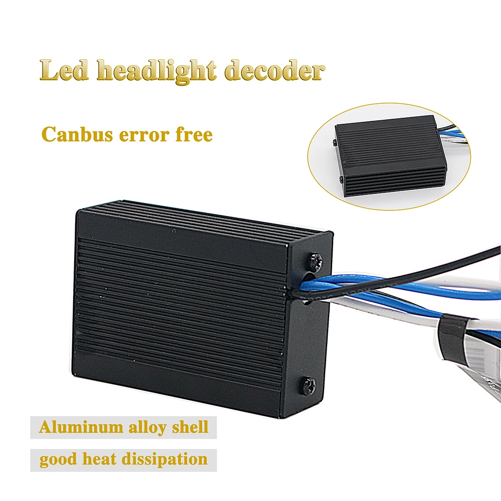 Led car lights Led bulbs Led headlights Led car headlights Car headlamps Hid headlight bulbs 2pcs H4 H7 H8 H11 9005 HB3 9006 HB4 LED Bulb Decoder Resistor 50w Canbus Error Canceller Wire Harness Adapter for Car Headlight