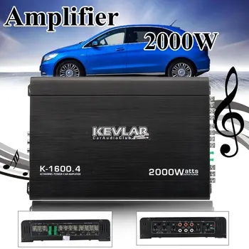 

2000W 4 Channel Car Amplifier Speaker Vehicle Amplifier Power Stereo Amp Auto Audio Power Amplifier Car Audio Amplifier