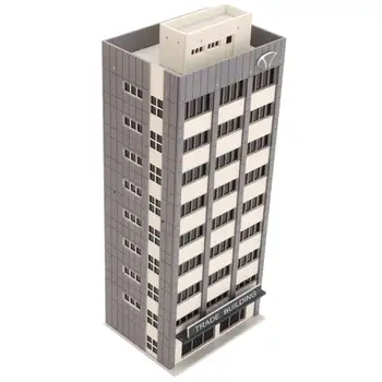 

Hot Modern Trade Building Assembling Model Outland Chameleon Scene Sand Table Model N Scale 1:144 Architectural Model 8x6x21cm